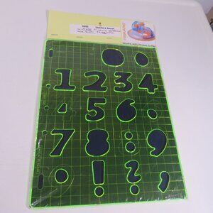 Stencil FISKARS “Shape Template” Numbers #2